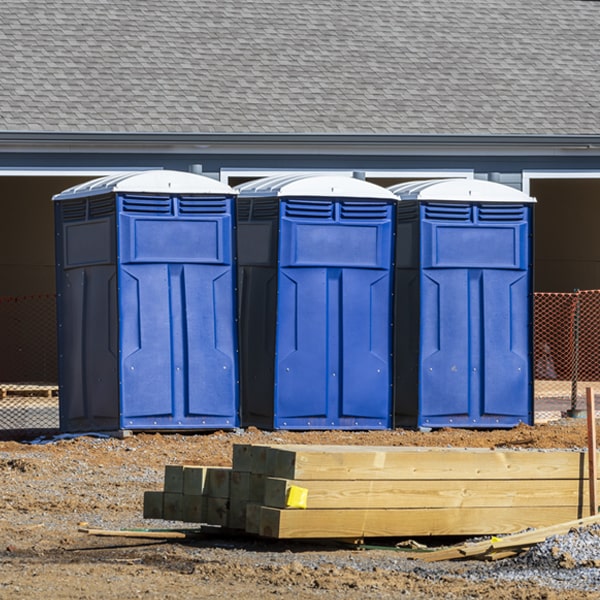 how do you dispose of waste after the porta potties have been emptied in Geneseo